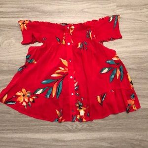 Floral Off Shoulder Top